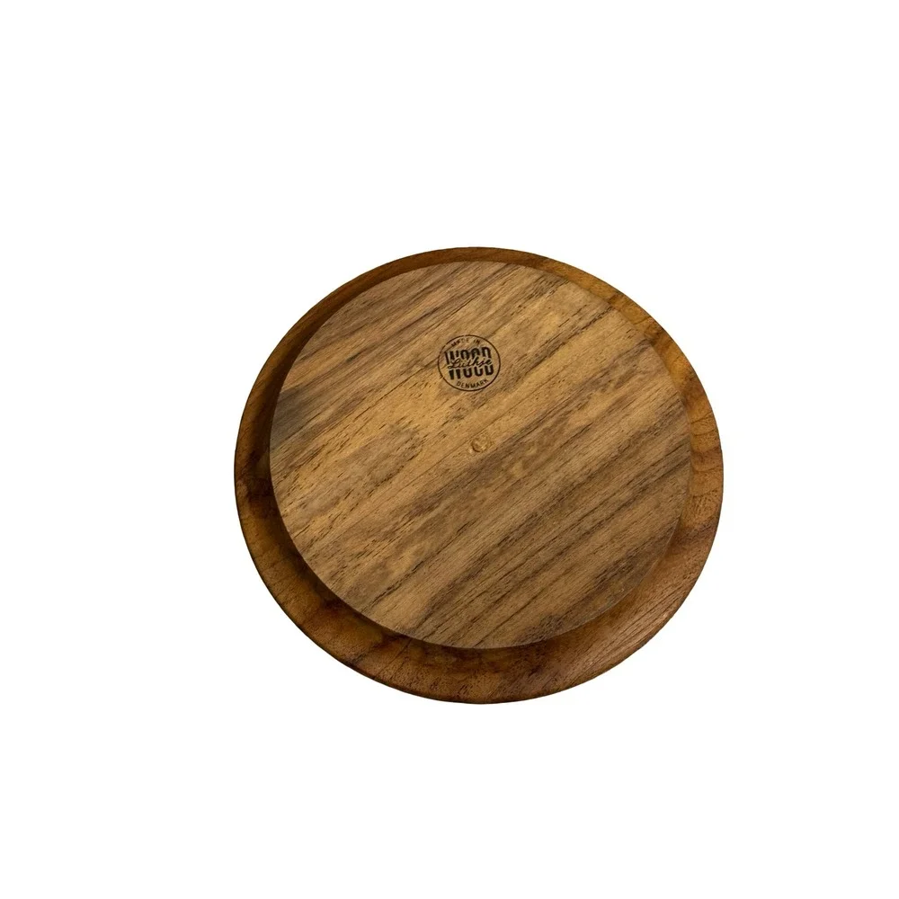 Mid-Century Danish‎ Teak & Acrylic Cheese Dome by Lüthje Wood